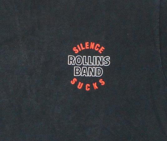 Rollins Band 1992 End Of Silence Tour Vintage T Shirt 90's | Defunkd