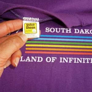 South Dakota Signal 80's Vintage T Shirt Deadstock Tourist