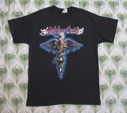Motley Crue 80’s Dr Feelgood Vintage T Shirt 1989 Deadstock