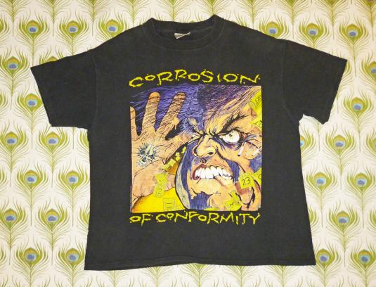 Corrosion Of Conformity 1991 Tour Vintage T Shirt Pushead | Defunkd