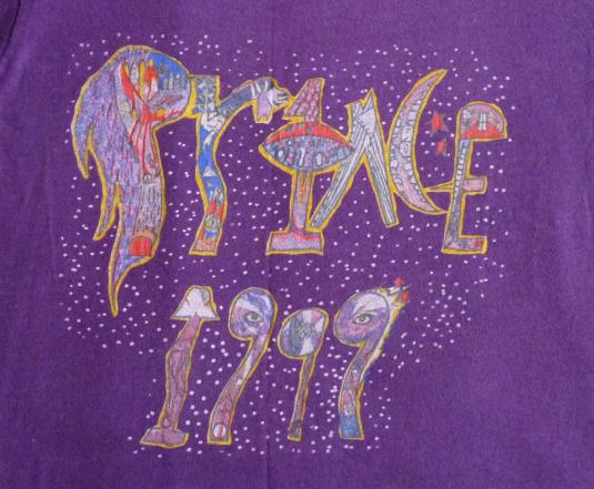 Prince 1982 Vintage T Shirt 1999 Concert 80’s Lyrics