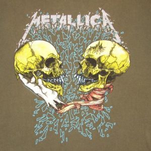 Metallica 1992 Sad But True Tour Vintage T Shirt Pushead