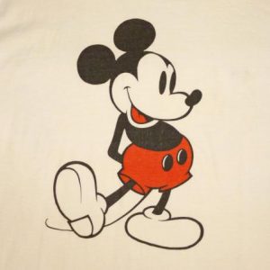 Mickey Mouse 70's Ringer Vintage T Shirt Walt Disney Product