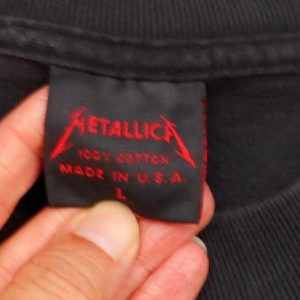 Metallica 1991 Black Tour Vintage T Shirt Raom Pushead