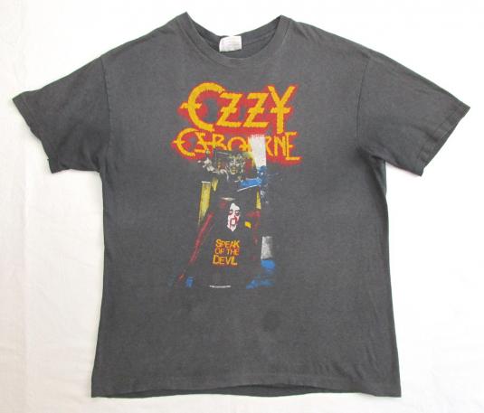 Ozzy Osbourne 1982 Speak Of The Devil Tour Vintage T Shirt