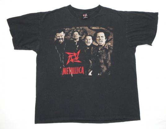 Metallica 1996 Load Again Tour Vintage T Shirt DATES! XL