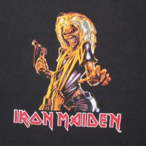 Iron Maiden 1987 Killers Concert Vintage T Shirt World Tour