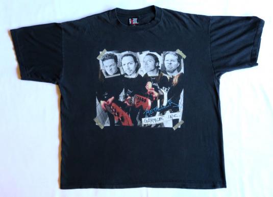 Metallica 90’s Garage Inc Tour Vintage T Shirt 1998 Concert | Defunkd