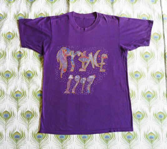 Prince 1982 Vintage T Shirt 1999 Concert 80’s Lyrics