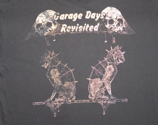 Metallica 1987 Metallikatz Unite Vintage T Shirt Garage Days