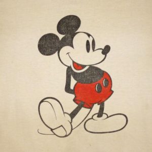 Mickey Mouse 80's Ringer Vintage T Shirt Disney Fashions