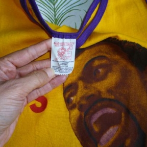 Wilt Chamberlain 70's Vintage T Shirt Slam Dunk Lakers Rare