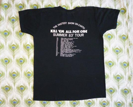 Raven & Metallica 1983 Kill ‘Em All Vintage T Shirt Dates | Defunkd