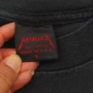 Metallica 90's Pushead Roam Vintage T Shirt 1991 Concert