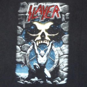 Slayer 90's Live Intrusion Tour Vintage T Shirt Concert '95