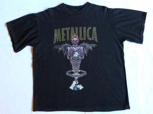 Metallica 1996 Load Tour Vintage T Shirt Pushead Careful | Defunkd