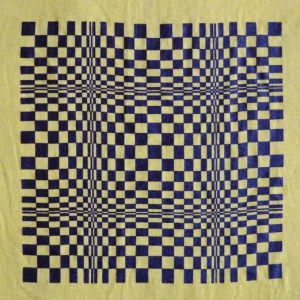 Geometric Illusion 80's Vintage T Shirt Op Art Deadstock