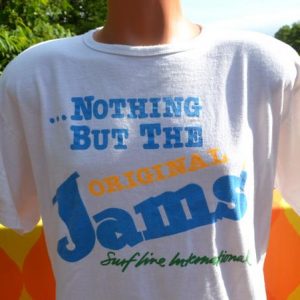 vintage JAMS original surfline shorts t-shirt 70s 80s surf