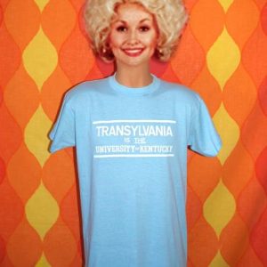 vintage TRANSYLVANIA university kentucky funny t-shirt blue