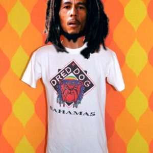 vintage DRED DOG bahamas funny beer t-shirt 420 drugs joke