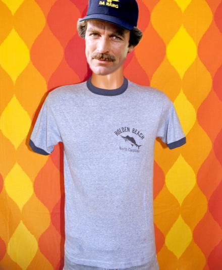 vintage HOLDEN BEACH north carolina ringer t-shirt 70s | Defunkd