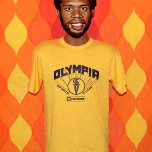 vintage OLYMPIA sports camp washington t-shirt converse