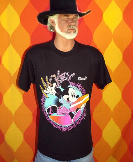 80s ディズニー　ビンテージ　Tシャツ　ネオン　ポップアート　デッドストック 80s ディズニー ビンテージ Tシャツ ネオン ポップアート デッドストック