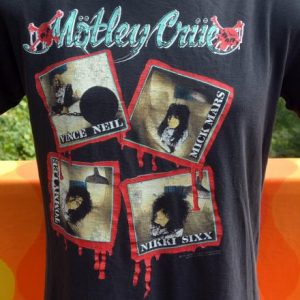 vintage MOTLEY CRUE 1989 tour concert t-shirt kickstart 89