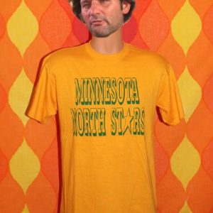 vintage minnesota NORTH STARS hockey defunct nhl t-shirt 70s