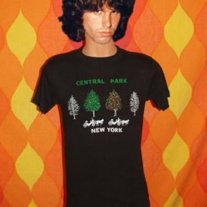 vintage NYC central park four seasons tree new york t-shirt