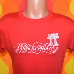vintage 70s PHILADELPHIA liberty bell pennsylvania t-shirt