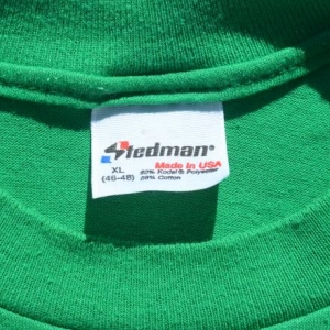 vintage 80s SOUTHERN RAILROAD train green t-shirt technology