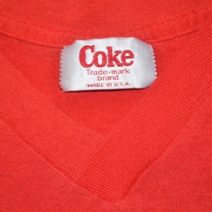 vintage COKE coca cola night gown t-shirt las vegas 80s 70s