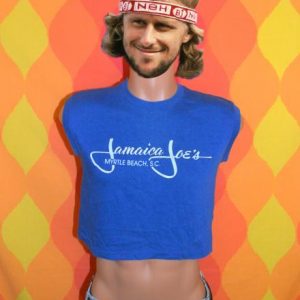 vintage JAMAICA JOE'S half shirt crop top myrtle beach