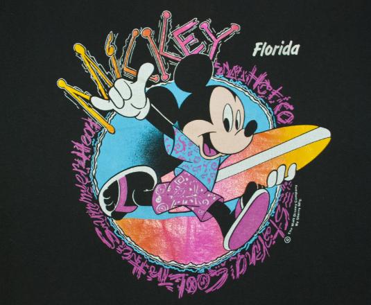 80s ディズニー　ビンテージ　Tシャツ　ネオン　ポップアート　デッドストック 80s ディズニー ビンテージ Tシャツ ネオン ポップアート デッドストック