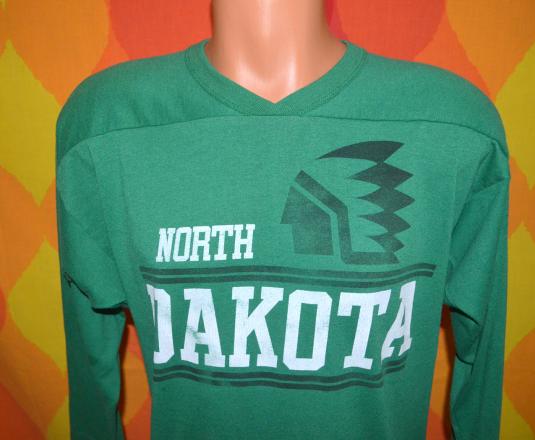Veste Vintage Universitaire North Dakota Fighting Sioux – Taille M – Hockey Sur Glace – Années 2000