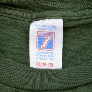 vintage GREEN BAY packers nfl football t-shirt logo 7 80s