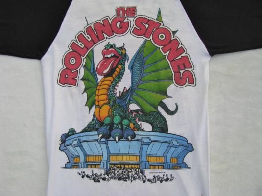 Rolling Stones ORIGINAL VINTAGE RARE 1981 SEATTLE Tour Shirt
