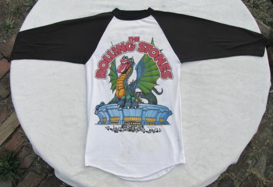Rolling Stones ORIGINAL VINTAGE RARE 1981 SEATTLE Tour Shirt