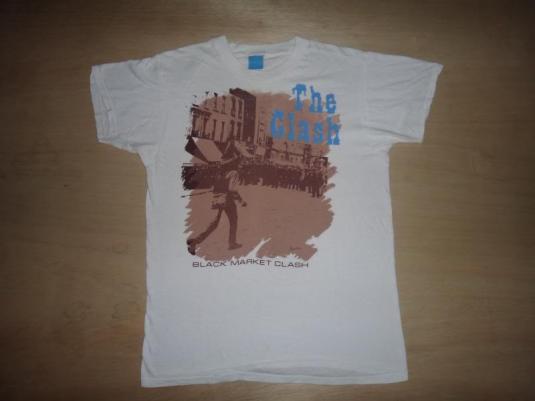 Vintage THE CLASH Black Market Clash 1980 T Shirt