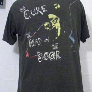 Vintage 1985 The Cure Head on the Door Rare Large T-Shirt