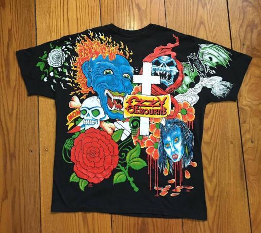 1992 Ozzy Osbourne “Tattoo” OverPrint T-shirt (DeadStock)