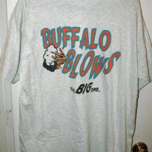 Vintage 90s Buffalo Blows Big One Miami Dolphins T-shirt