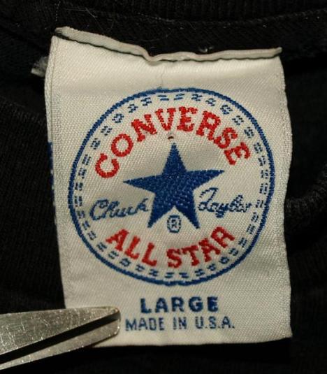 Vintage 80s/90s Converse Chuck Taylor Embroidered T-shirt