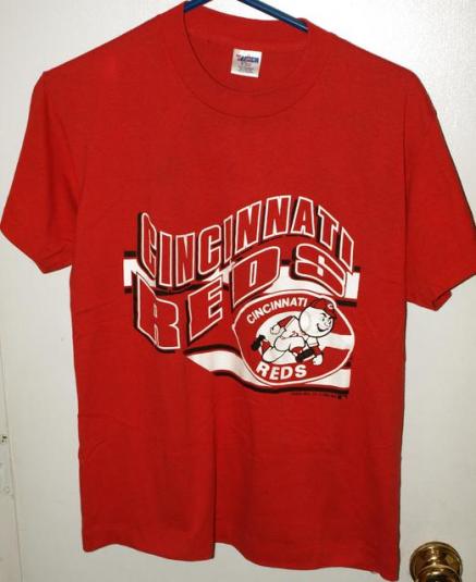 Vintage 1990 50/50 Trench Cincinnati Reds MLB T-shirt