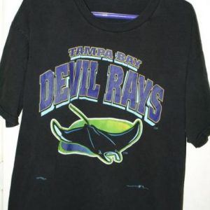 Vintage 90s Tampa Bay Devil Rays Big Logo T-shirt