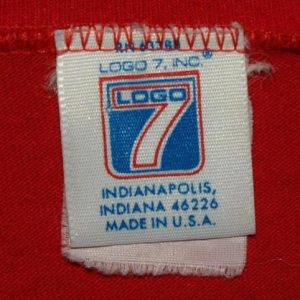 Vtg 80s/90s Logo 7 Univ Wisconsin Badgers Jersey Shirt
