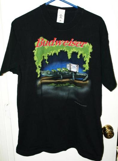 Vintage 90s Budweiser Frogs This Buds For You T-shirt