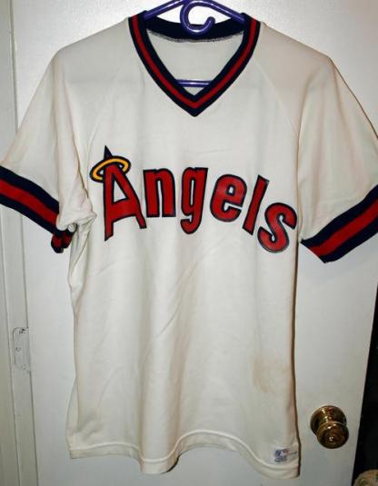 Vintage 70s/80s Medalist Sand Knit California Angels Jersey