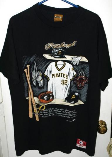 Vtg 1992 Near Mint Pittsburgh Pirates Locker Room T-shirt